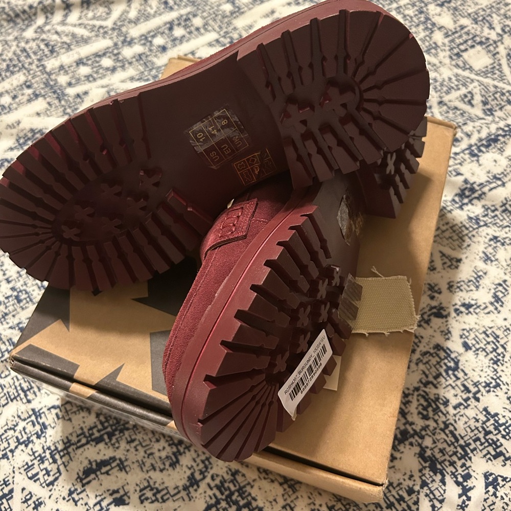 Rag & Co Honora Women's Burgundy Loafers - Picture 4 of 6